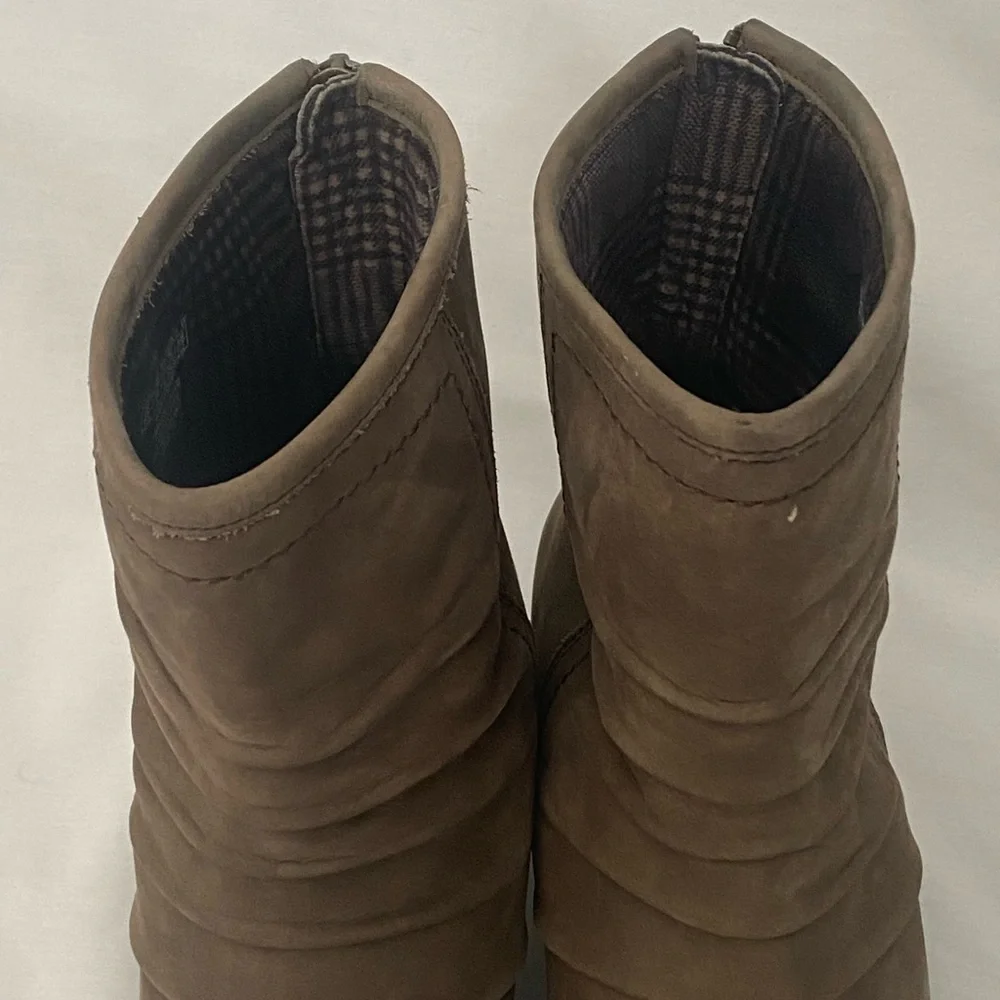 Rockport Boots Gray Brown Sz 7.5 Women's - Picture 11 of 15